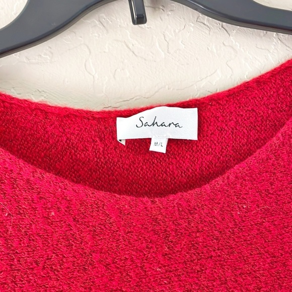 Sahara Red Cozy‎ Knit Sweater - Picture 4 of 9